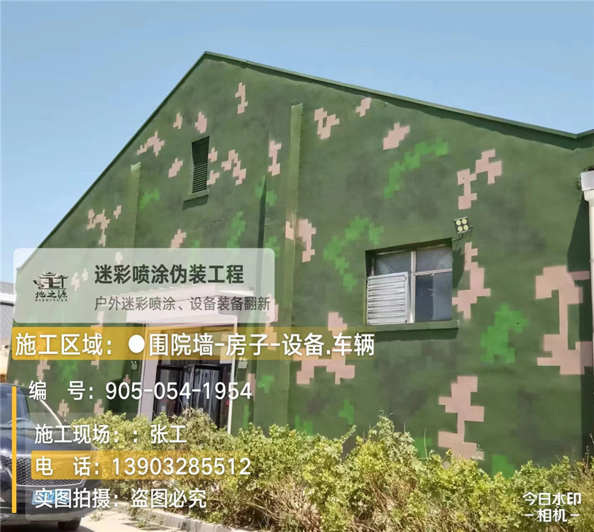 贵港外墙数码迷彩漆施工报价清单（100㎡标准墙面测算）